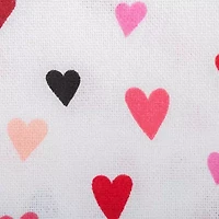 Design Imports Confetti Hearts Print Table Runner