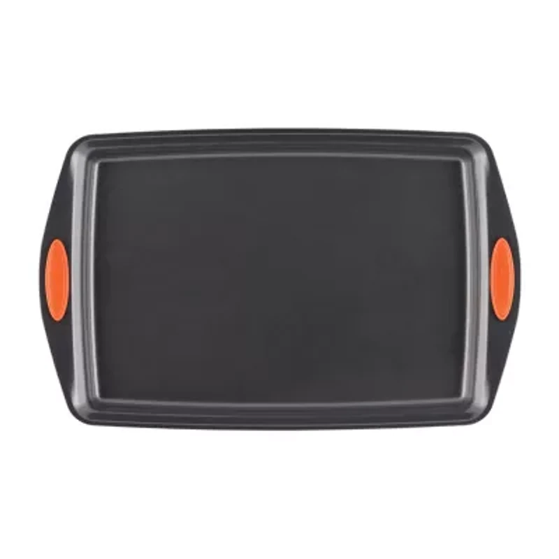 Rachael Ray® Yum-o! Oven Lovin’ 3-pc. Cookie Pan Set with Orange Silicone Grips