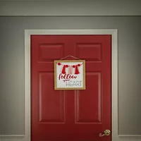 National Tree Co. 13" Valentine's Follow Your Heart Wall Sign