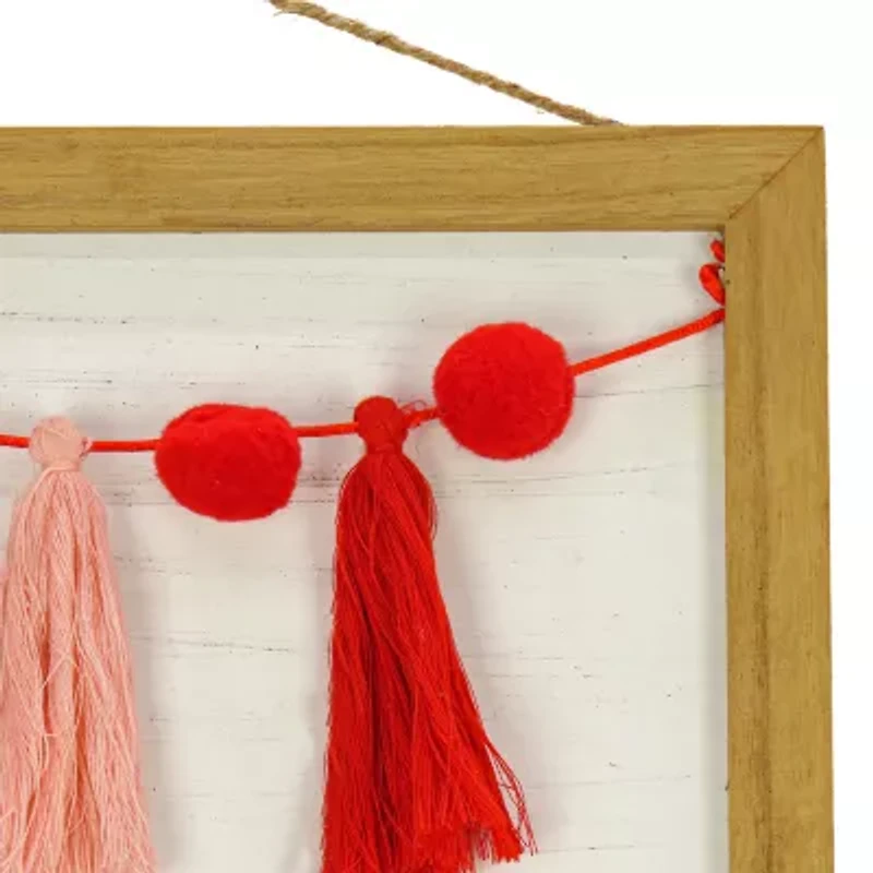 National Tree Co. 13" Valentine's Follow Your Heart Wall Sign