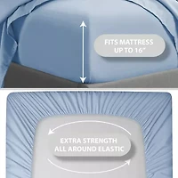 Swift Home Ultra Glam Soft Ruffle Hem Deep Pocket Sheet Set