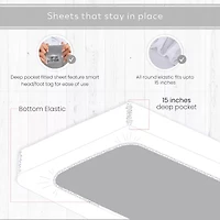 Color Sense 225Tc Cotton Rich Sheet Set