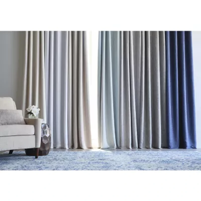 Max Blackout Campbell Grommet Top Energy Saving 100% Single Curtain Panel