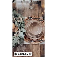 Tabletops Unlimited Tuscan Stoneware Dinner Plates