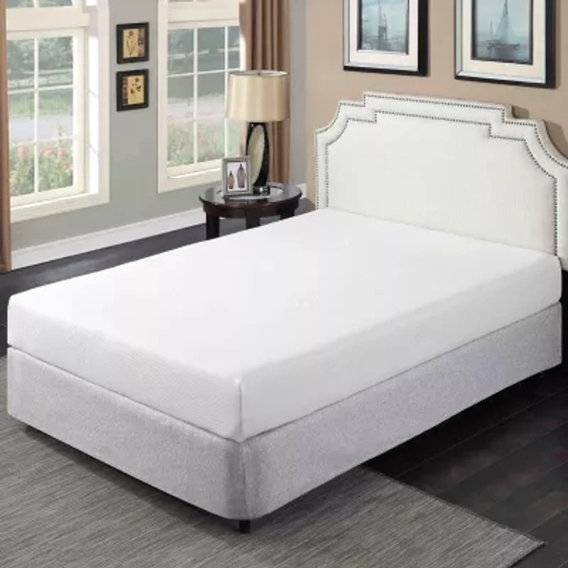 Primo Divine 8" Medium/Firm Gel Memory Foam Tight Top Mattress a Box