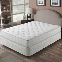Primo Solar Pocket Coil 9" Medium/Firm Hyrbid Tight Top Mattress a Box