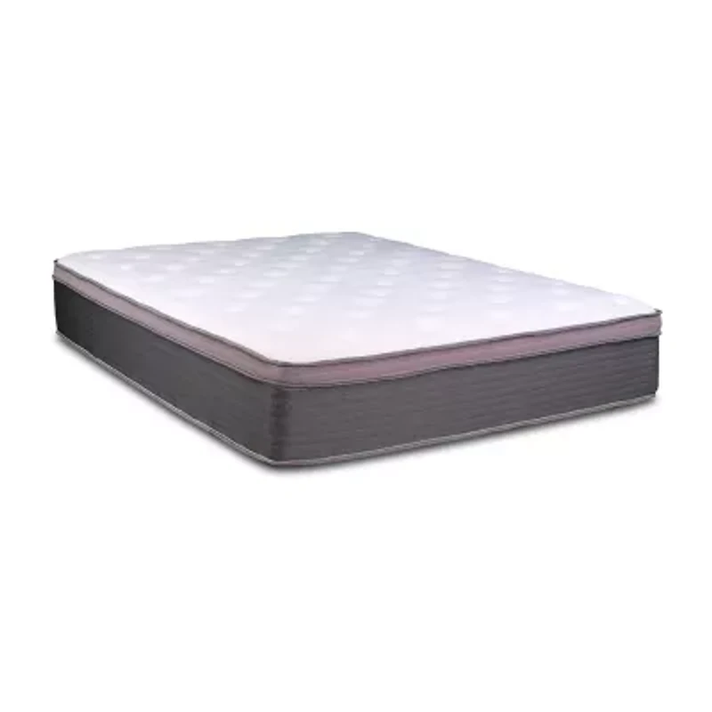 Primo Equilibria Pocket Coil 12" Medium/Firm Hybrid Euro Top - Mattress a Box