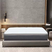 Primo Equilibria Pocket Coil 12" Medium/Firm Hybrid Euro Top Mattress a Box