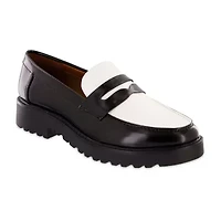 Mia Amore Hali Womens Moc Closed Toe Loafers