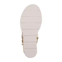 Mia Amore Womens Tyrah Wedge Sandals