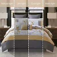 Stratford Park Avery 12-pc. Floral Midweight Comforter Set