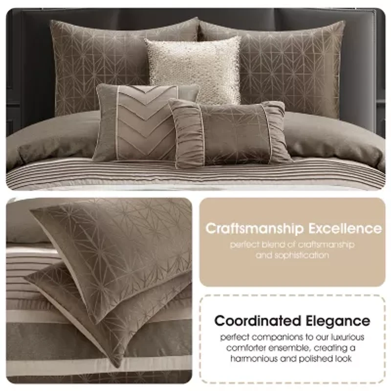 Stratford Park Sallie 7-pc. Geometric Midweight Comforter Set