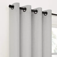 Fieldcrest Catalina Grommet Top Light-Filtering Single Curtain Panel