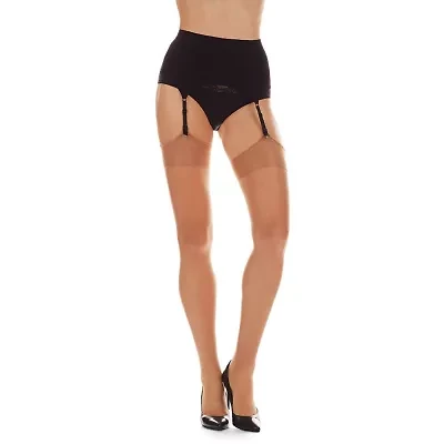 MeMoi Backseam Cuban Heel Not Applicable Thigh Highs