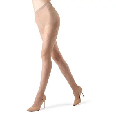 MeMoi Womens Sheer Diamond Tights