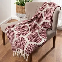 Lr Home Ashe Geometric Washable Throw