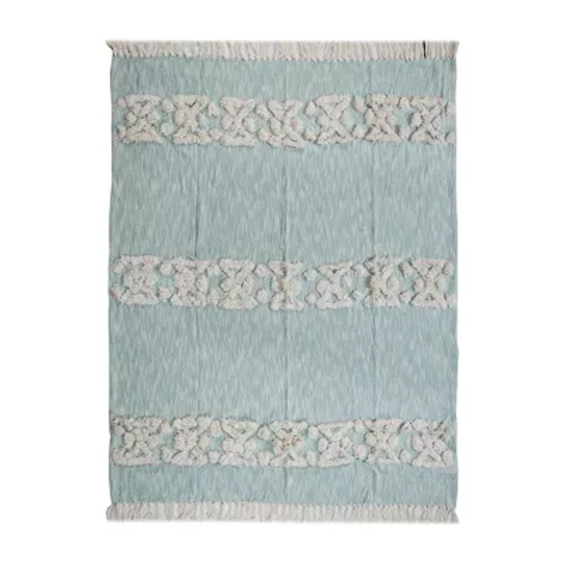 Lr Home Mason Bordered Washable Throw