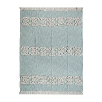 Lr Home Mason Bordered Washable Throw