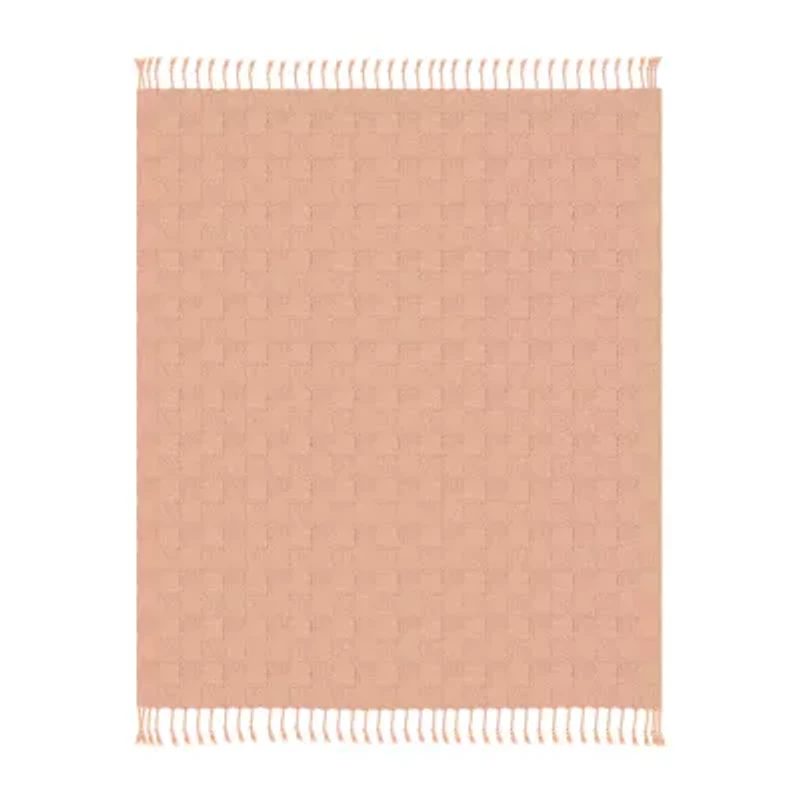 Lr Home Wyatt Solid Reversible Throw