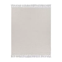 Lr Home Lucy Solid Reversible Throw