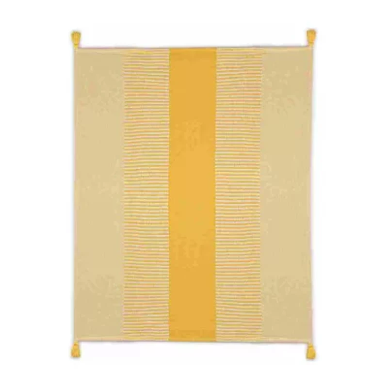LR Home Riley Stripe Washable Throw