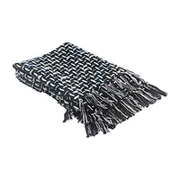 Lr Home Rony Geometric Washable Throw