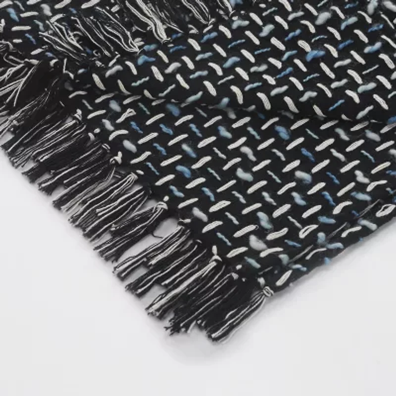 Lr Home Rony Geometric Washable Throw