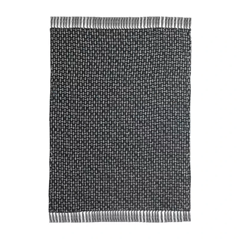Lr Home Rony Geometric Washable Throw
