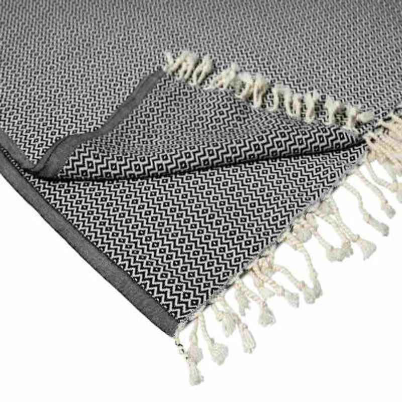 Lr Home Charle Diamond Washable Reversible Throw