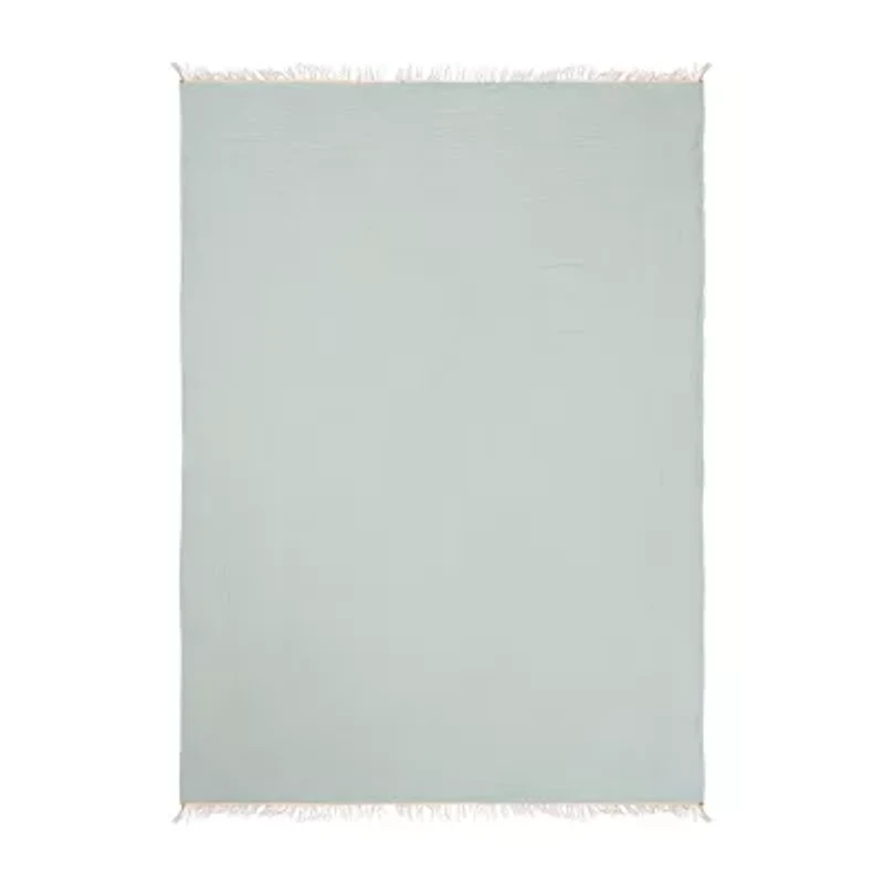 Lr Home Sunty Solid Washable Throw
