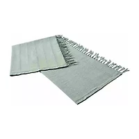 Lr Home Silvia Stripe Washable Reversible Throw