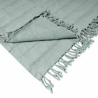 Lr Home Silvia Stripe Washable Reversible Throw