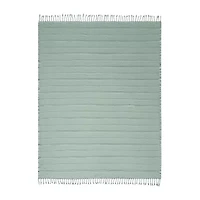Lr Home Silvia Stripe Washable Reversible Throw