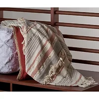 Lr Home Sarra Stripe Washable Throw