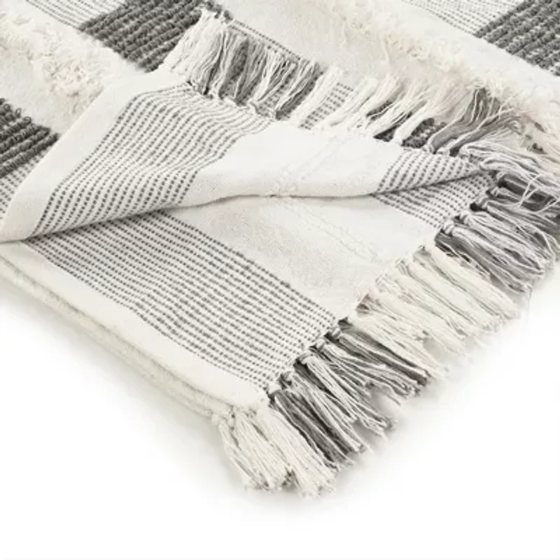 Lr Home Wesley Checked Washable Throw