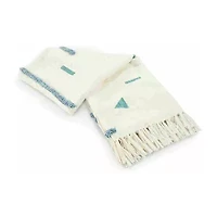 Lr Home Ian Geometric Washable Throw