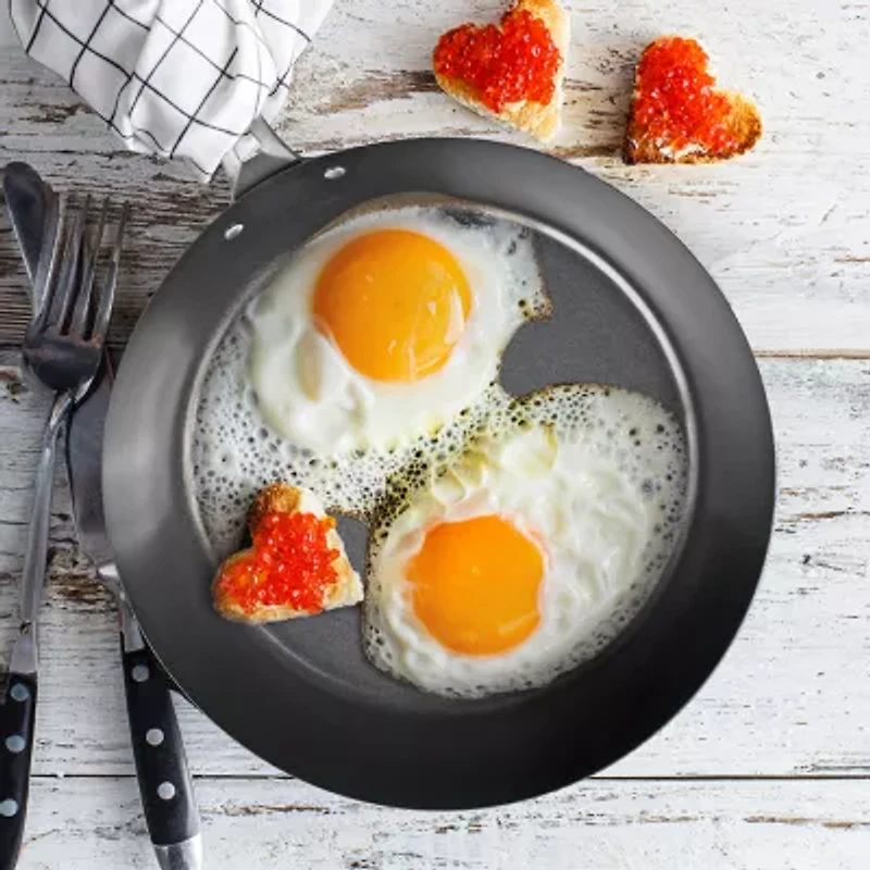 Commercial Chef 12 Inch Carbon Steel Non-Stick Skillet