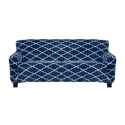 Linery Stretch Velvet Plush Sofa Slipcover