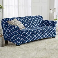 Linery Stretch Velvet Plush Sofa Slipcover