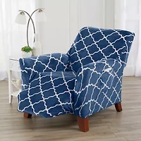 Linery Stretch Velvet Plush Recliner Slipcover