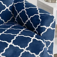 Linery Stretch Velvet Plush Recliner Slipcover