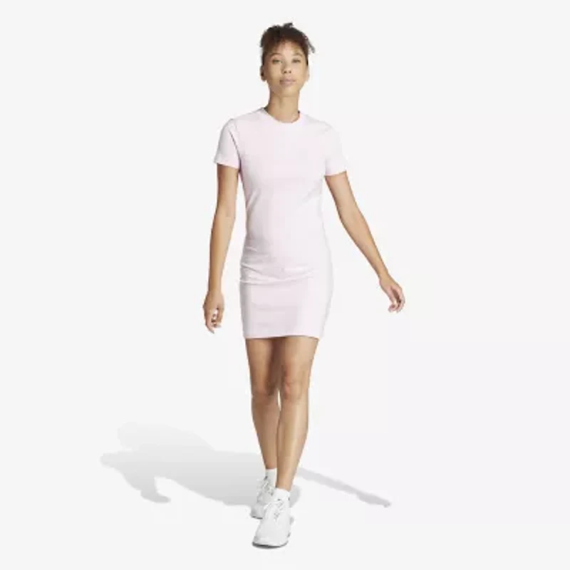 adidas Womens Short Sleeve T-Shirt Dress