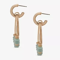 a.n.a Gold Tone Orbital Womens Drop Earrings