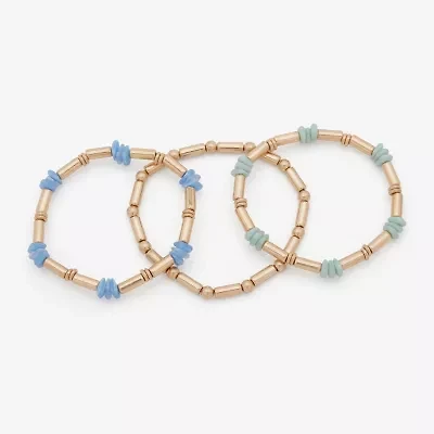 a.n.a Gold Tone Womens 3-pc. Bracelet Set