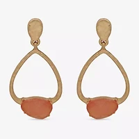 a.n.a Gold Tone Womens Drop Earrings