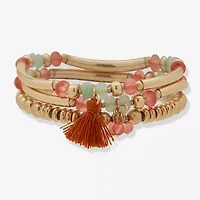 a.n.a Gold Tone Womens 3-pc. Bracelet Set
