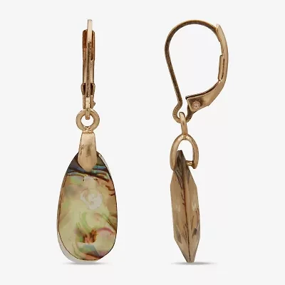 a.n.a Gold Tone Womens Drop Earrings