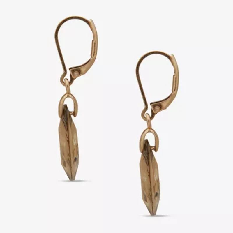 a.n.a Gold Tone Womens Drop Earrings