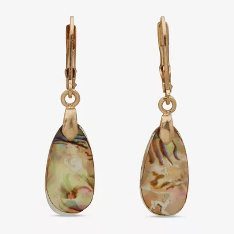 a.n.a Gold Tone Womens Drop Earrings
