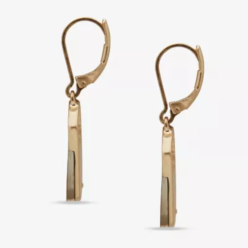 a.n.a Gold Tone Womens Drop Earrings